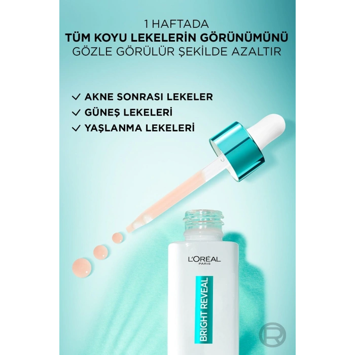 Loreal Paris Bright Reveal Koyu Leke Karşıtı Cilt Bakım Seti & SPF 50+ Koyu Leke Karşıtı Yüz Güneş Kremi