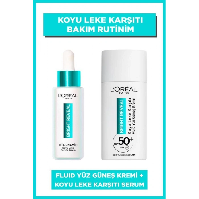 Bright Reveal Koyu Leke Karşıtı Serum ve Yüz Güneş Kremi Seti