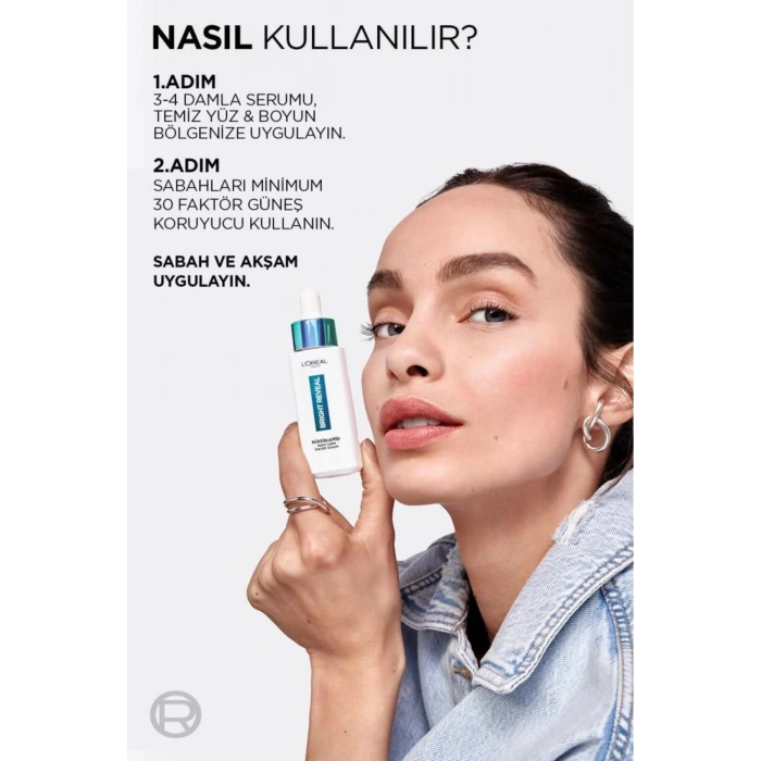 Loreal Paris Bright Reveal Sivilce, Güneş,yaşlanma Lekelerinde Etkili Koyu Leke Karşıtı Serum 7.5%niasinamid 30ml
