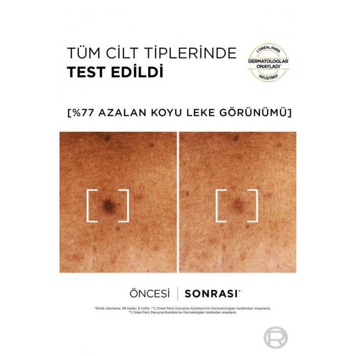 Loreal Paris Bright Reveal SPF 50+ Koyu Leke Karşıtı Yüz Güneş Kremi & Yenileyici Peeling Serum Seti