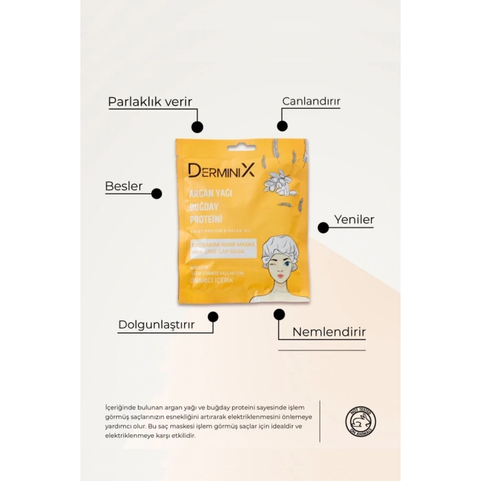 Derminix Buğday Proteini & Argan Yağı Bone Saç Maskesi