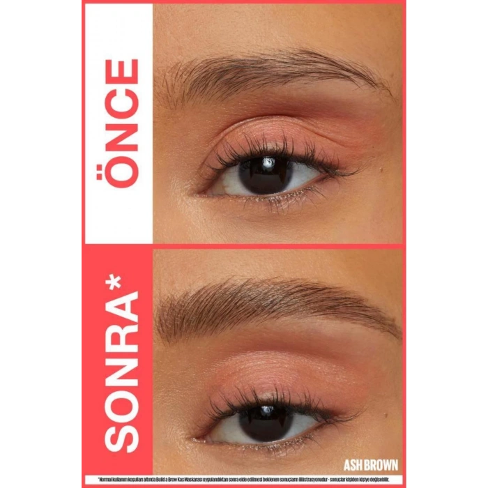 Maybelline New York Build a Brow 2in1 Kaş Kalemi ve Jeli Ash Brown