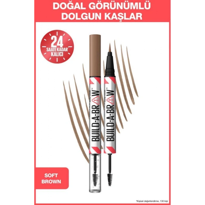 Build a Brow 2in1 Kaş Kalemi ve Jeli Soft Brown