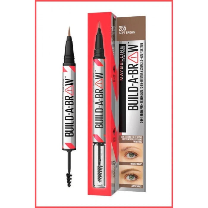 Build a Brow 2in1 Kaş Kalemi ve Jeli Soft Brown