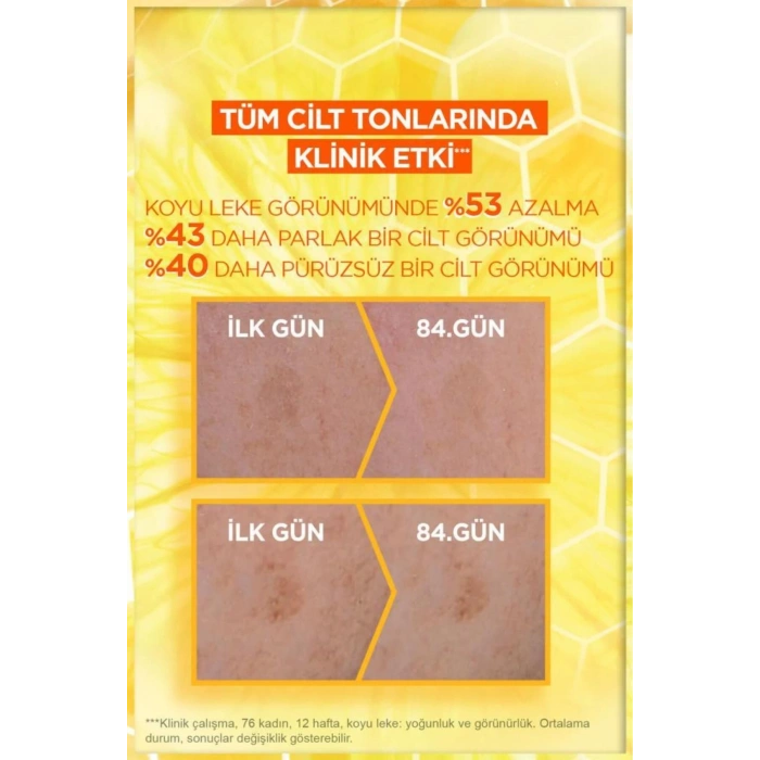Garnier C Vitamini Günlük Güneş Koruyucu Fluid Yüz Kremi Görünmez Doku Spf50 40 ml