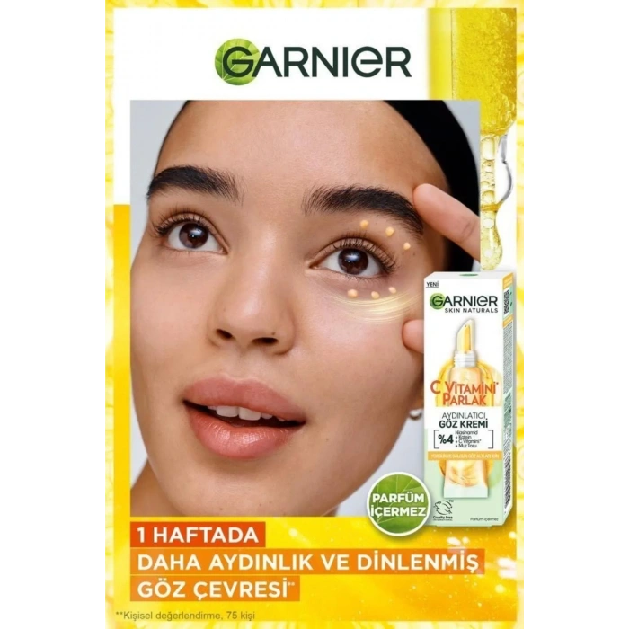 Garnier C Vitamini Parlak Aydınlatıcı Göz Kremi 15 ml 2li Set