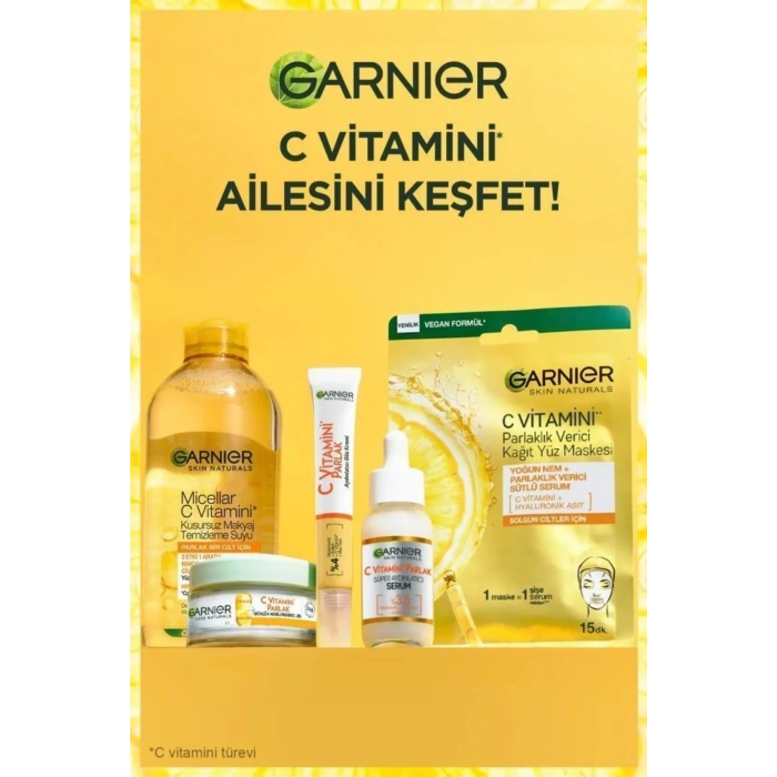 Garnier C Vitamini Parlak Aydınlatıcı Göz Kremi 15 ml 2li Set