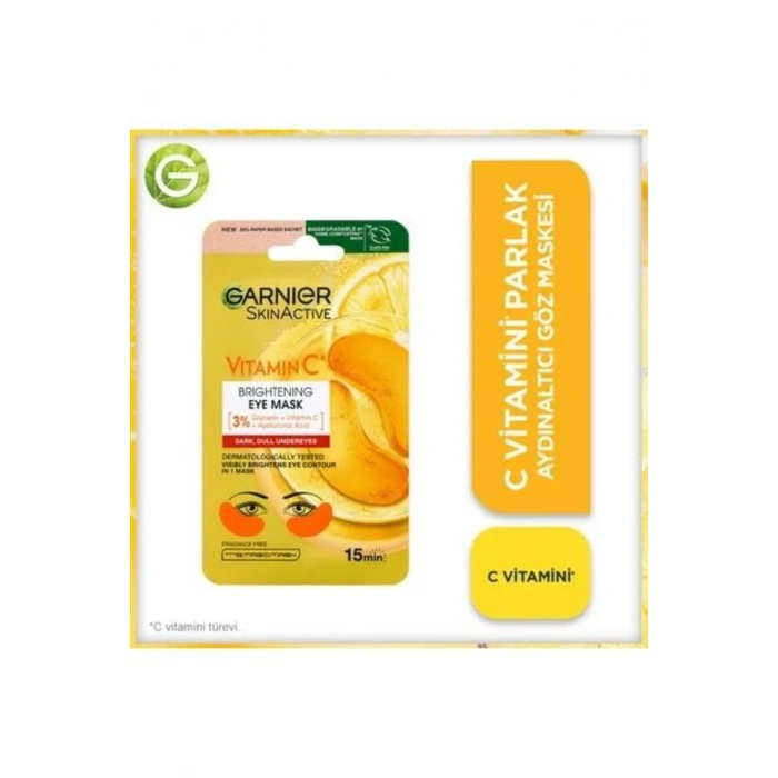 C Vitamini Parlak Aydınlatıcı Göz Maskesi