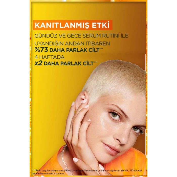 Garnier C Vitamini Parlak Serum Seti: Gece ve Gündüz Serumu