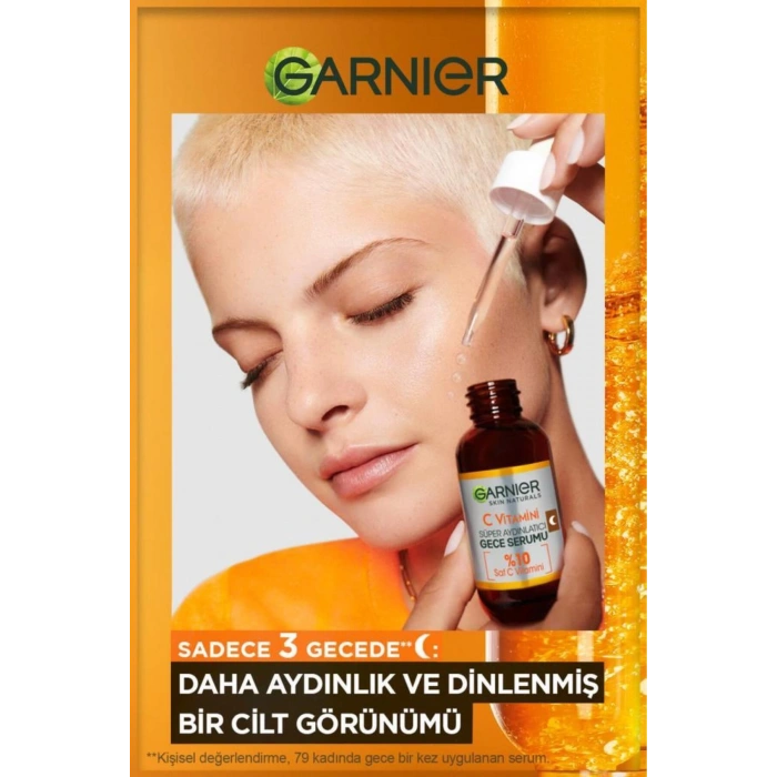 Garnier C Vitamini Süper Aydınlatıcı Gece Serumu - 30 ml