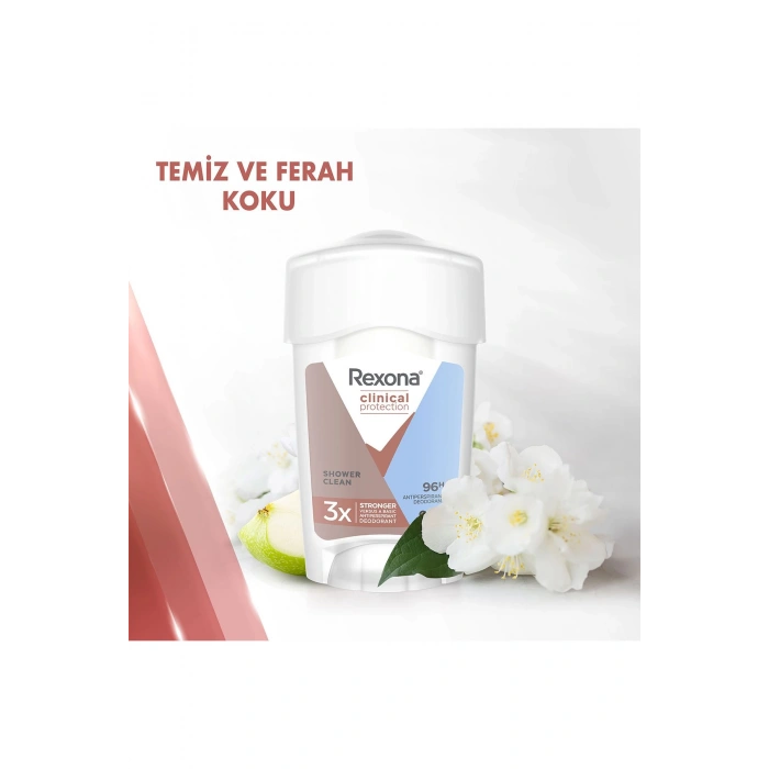 Rexona Clinical Protection Kadın Stick Deodorant Shower Clean 45 ml