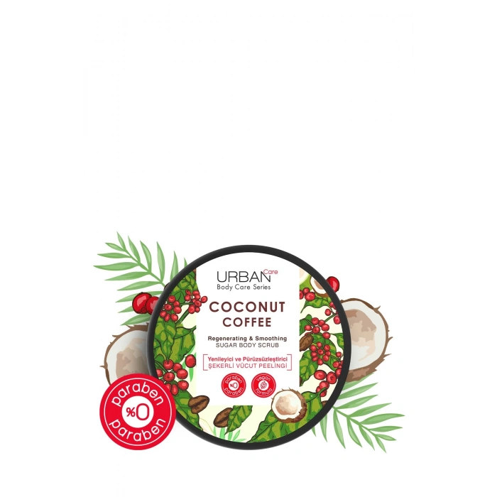 Urban Care Coconut Coffee Yenileyici Ve Cilt Pürüzsüzleştirici Vücut Peeling 200 ml