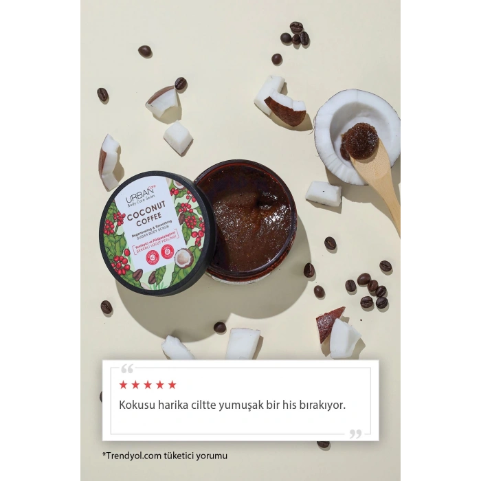 Urban Care Coconut Coffee Yenileyici Ve Cilt Pürüzsüzleştirici Vücut Peeling 200 ml