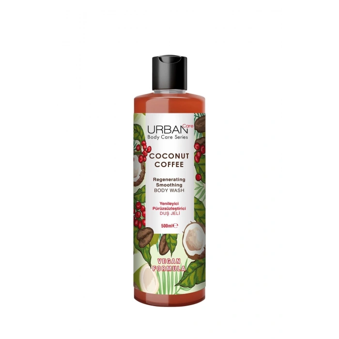 Urban Care Coconut Coffee Yenileyici Ve Pürüzsüzleştirici Duş Jeli - Vegan - 500 ml