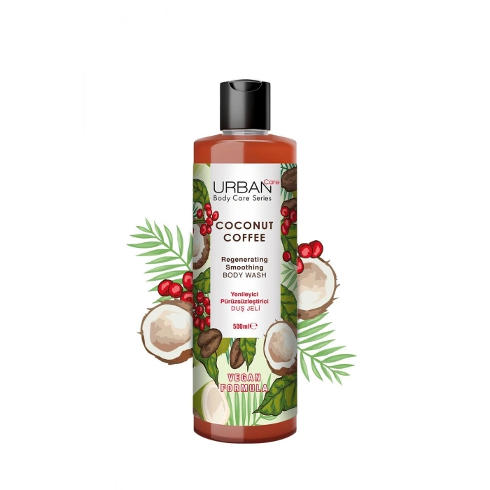 Urban Care Coconut Coffee Yenileyici Ve Pürüzsüzleştirici Duş Jeli - Vegan - 500 ml