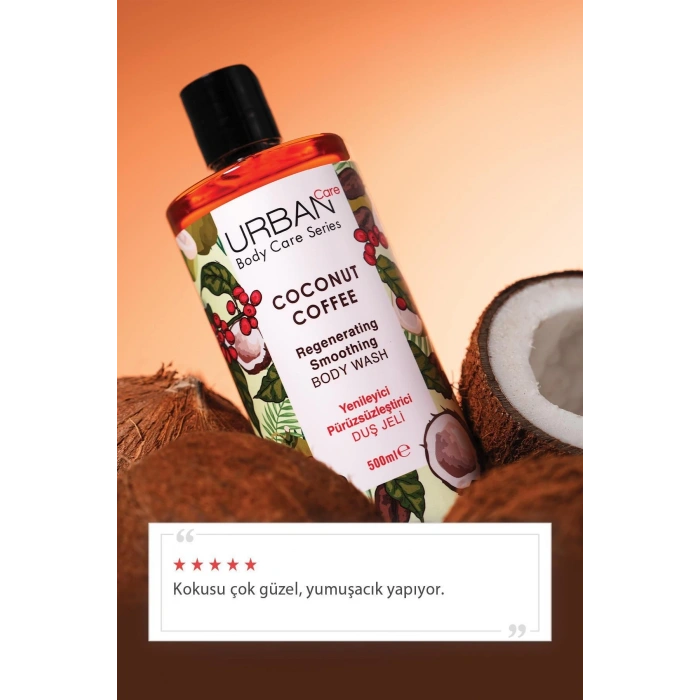 Urban Care Coconut Coffee Yenileyici Ve Pürüzsüzleştirici Duş Jeli - Vegan - 500 ml