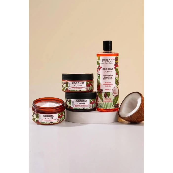 Urban Care Coconut Coffee Yenileyici Ve Pürüzsüzleştirici Duş Jeli - Vegan - 500 ml