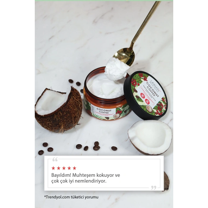 Urban Care Coconut Coffee Yenileyici ve Pürüzsüzleştirici Vücut Kremi - Vegan 200 ml