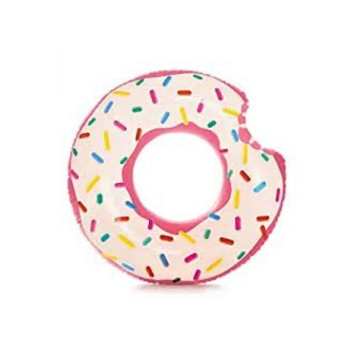 intex Çocuk Tutunmalı Renkli Donut Tube Havuz Simidi 107 cm