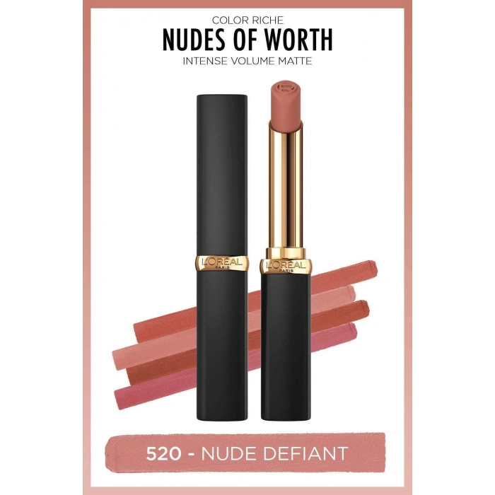 Loreal Paris Color Riche Intense Volume Matte Ruj - 520 Nude Defiant