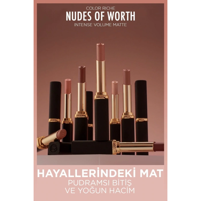 Loreal Paris Color Riche Intense Volume Matte Ruj - 520 Nude Defiant