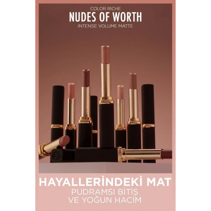 Loreal Paris Color Riche Intense Volume Matte Ruj - 550 Nude Unapologetic