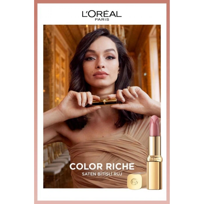Loreal Paris Color Riche Saten Bitişli Ruj - 505 Nude Resilient
