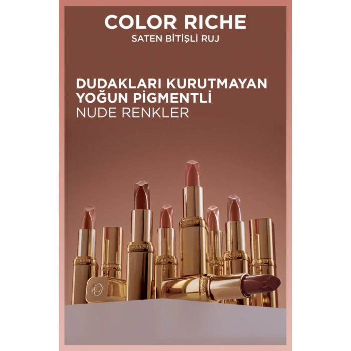 Loreal Paris Color Riche Saten Bitişli Ruj - 570 Worth It (Intense)
