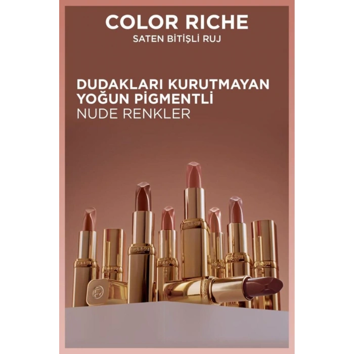 Loreal Paris Color Riche Satin Bitişli Ruj - 110 Made In Paris