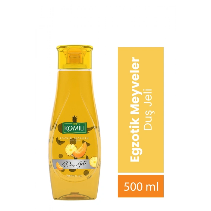 Komili Egzotik Meyveler Vegan Duş Jeli - Egzotik Meyve Kokulu - 500 ml