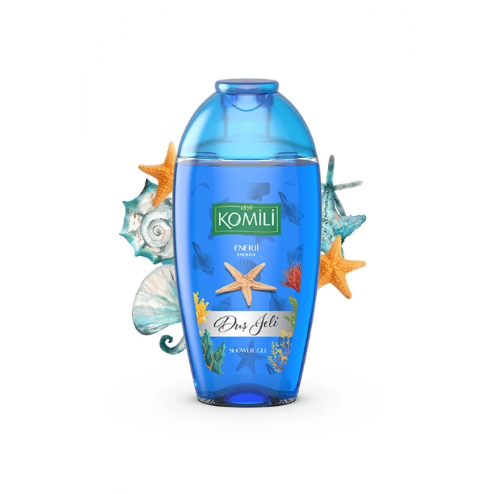 Komili Enerji Vegan Seyahat Boy Duş Jeli - Ferah Koku - 200 ml