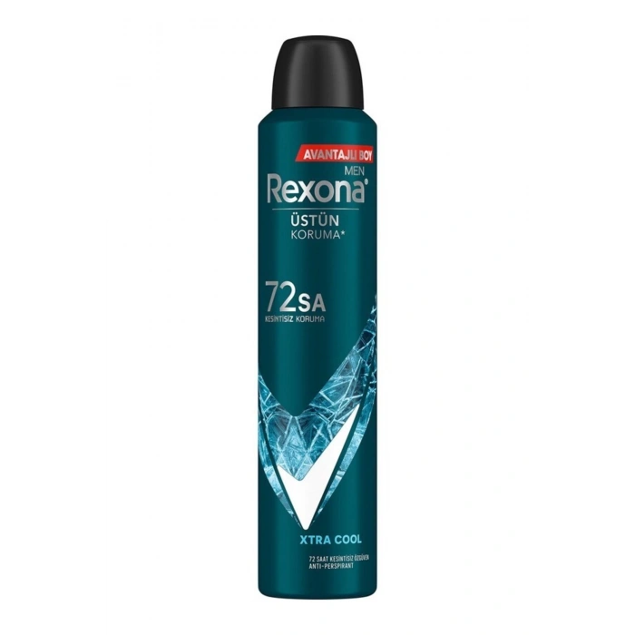 Rexona Erkek Deodorant Xtra Cool 72 Saat Kesintisiz Üstün Koruma 200 ml