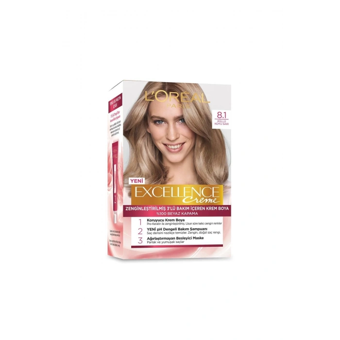 Loreal Paris Excellence Creme 8.1 Saç Boyası