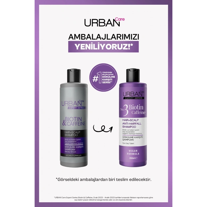 Urban Care Expert Biotin & Caffeine Şampuan - 350 ml