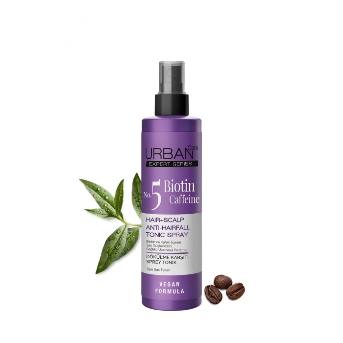 Urban Care Expert Serisi Biotin ve Kafein Dökülme Karşıtı Saç Toniği - Hızlı Uzamaya Yardımcı - 200 ml