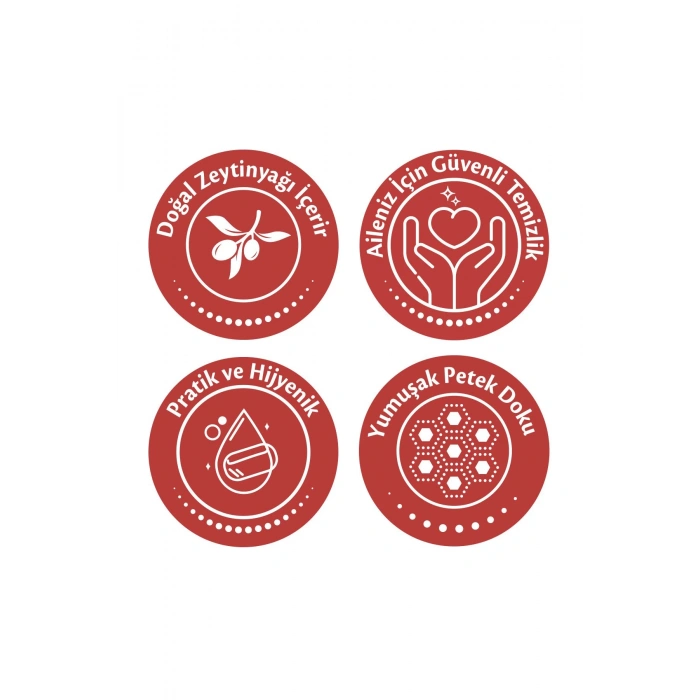 Komili Genel Kullanım Islak Havlu 90lı - Gül Kokulu