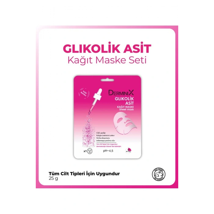 Derminix Glikolik Asit Kağıt Maske