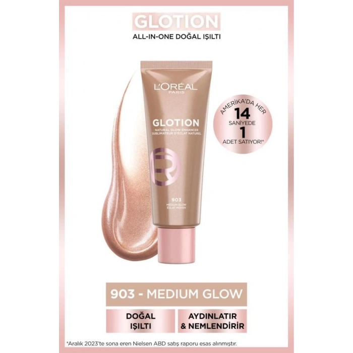 Loreal Paris Glotion All-ın-one Doğal Işıltı 903 - Medium Glow 40 ml