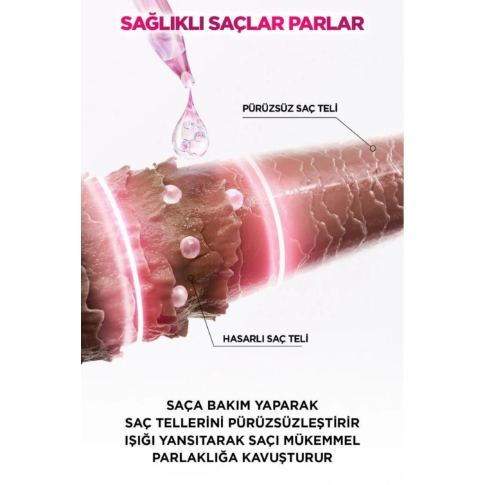 Elseve Glycolic Gloss Mükemmel Parlaklık için Pürüzsüzleştirici Saç Kremi 150 ml