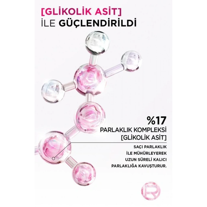 Elseve Glycolic Gloss Parlaklığı Saça Mühürleyen Laminasyon 5 Dakikada Durulanan Bakım 200 ml