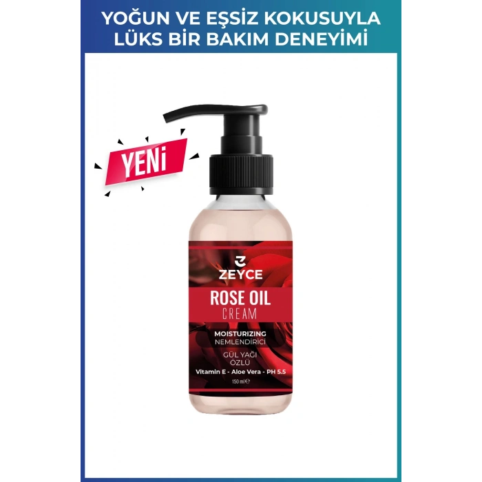 Gül Yağı Özlü El ve Vücut Kremi 150 ml