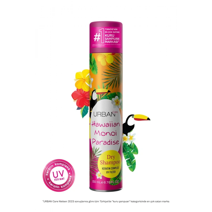 Urban Care Hawaiian Monoi Paradise Kuru Şampuan - Vegan - 200 ml