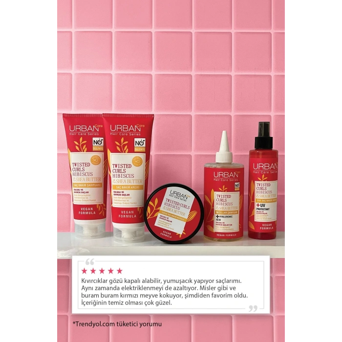Urban Care Hibiscus & Shea Butter Bukle Belirginleştirici Onarıcı Saç Bakım Köpüğü - 150 ml