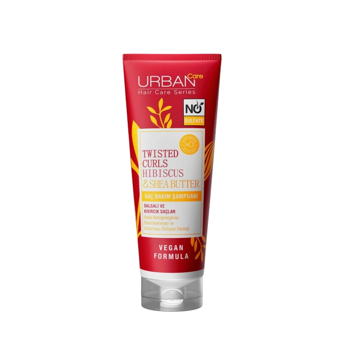 Urban Care Hibiscus & Shea Butter Kıvırcık ve Dalgalı Saçlara Özel Saç Bakım Şampuanı - Sülfatsız - 250 ml