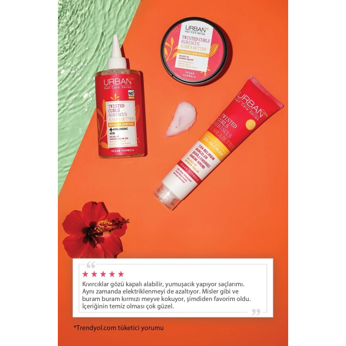 Urban Care Hibiscus & Shea Butter Kıvırcık Ve Dalgalı Saçlara Özel Şekillendirici Bakım Kremi - 175 ml