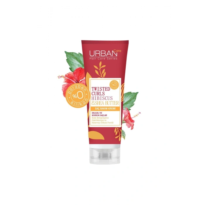 Urban Care Hibiscus & Shea Butter Kıvırcık Ve Dalgalı Saçlara Özel Sülfatsız Saç Bakım Kremi 250 ml