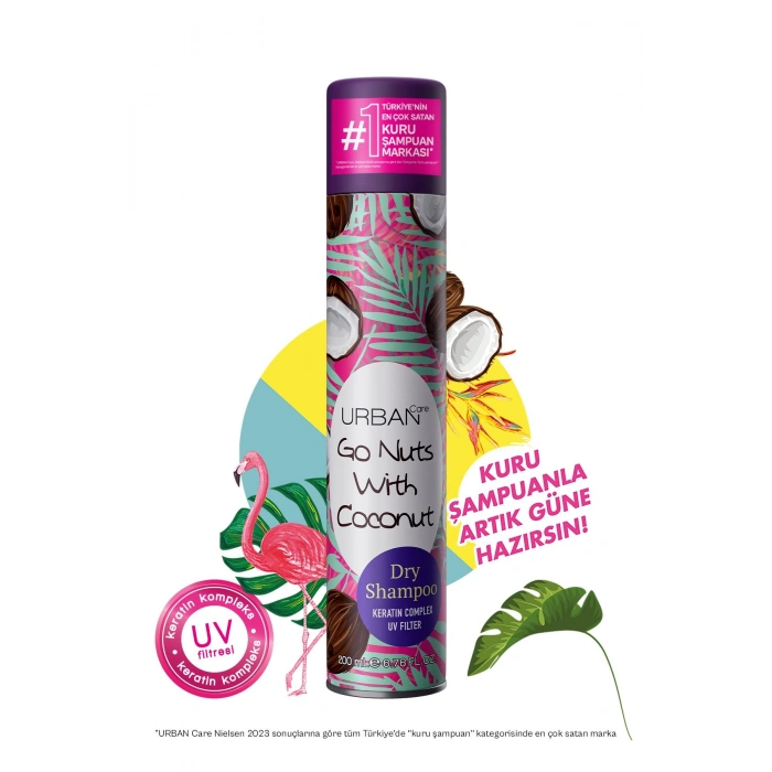 Urban Care Hindistan Cevizi Kokulu Hacimlendirici Kuru Şampuan - Vegan - UV Korumalı - 200 ml