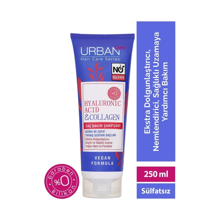 Urban Care Hyaluronic Acid & Collagen Saç Bakım Şampuanı