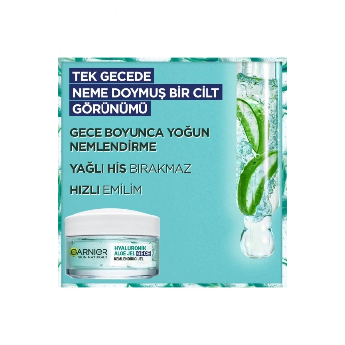 Garnier Hyaluronik Aloe Jel Gece 50 ml