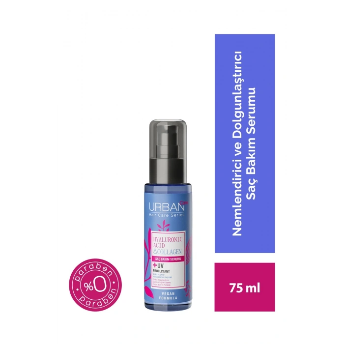 Urban Care Hyaluronik Asit & Kolajen Kuru ve Cansız Saçlara Özel Saç Bakım Serumu - UV Koruma - 75 ml